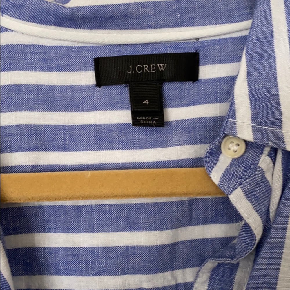 J Crew striped button down - Picture 2 of 4